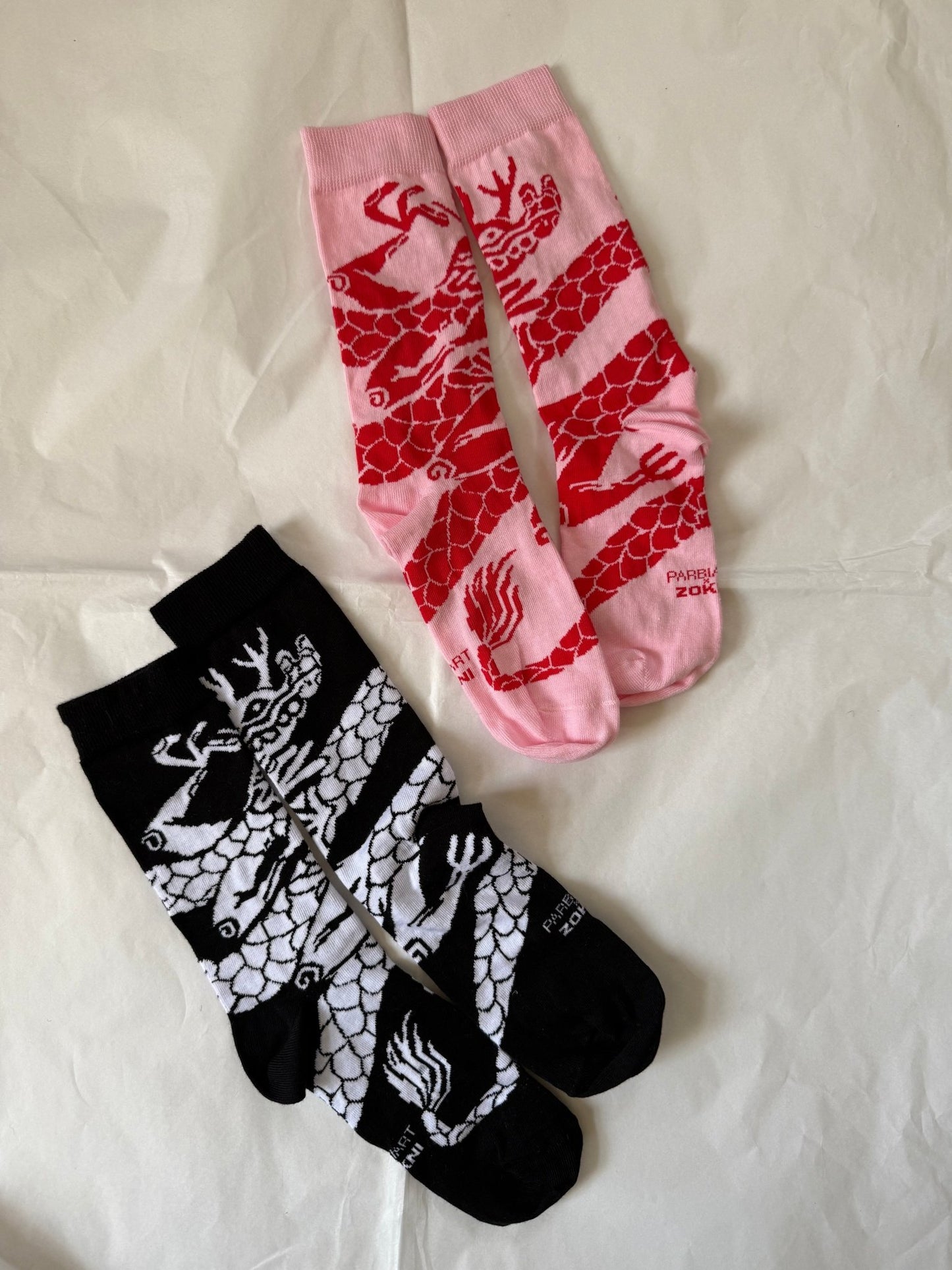 Black Mamba Dragon Socks