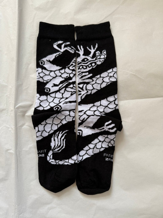 Black Mamba Dragon Socks