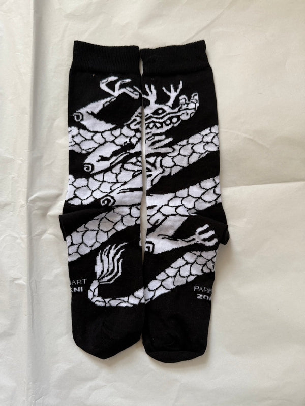 Black Mamba Dragon Socks