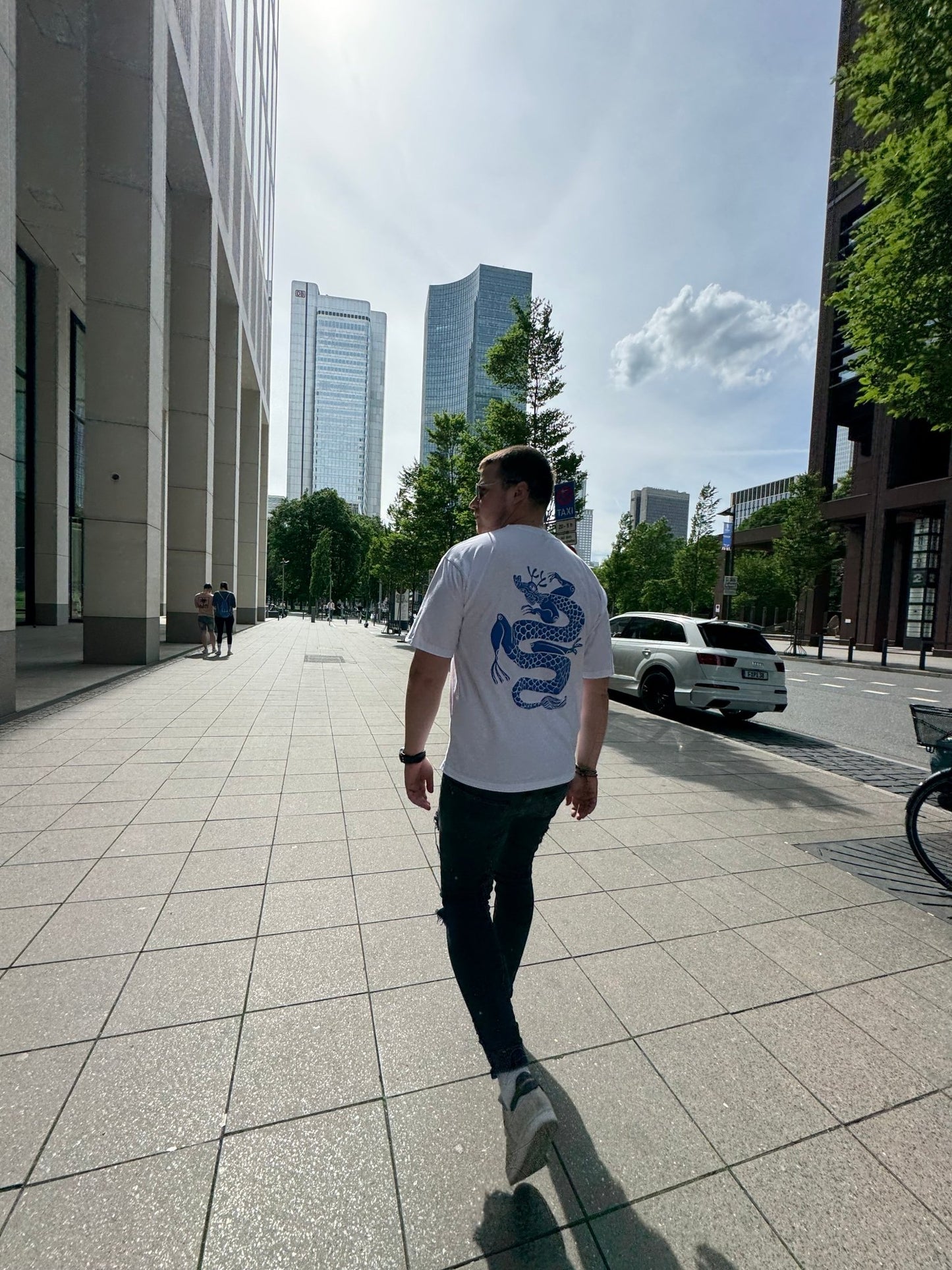 Blue Porcelain Dragon T-shirt