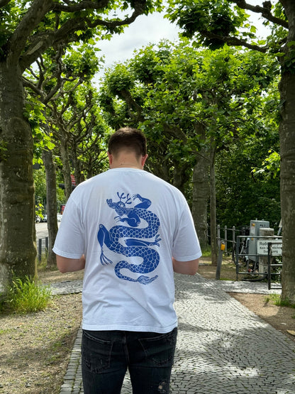 Blue Porcelain Dragon T-shirt